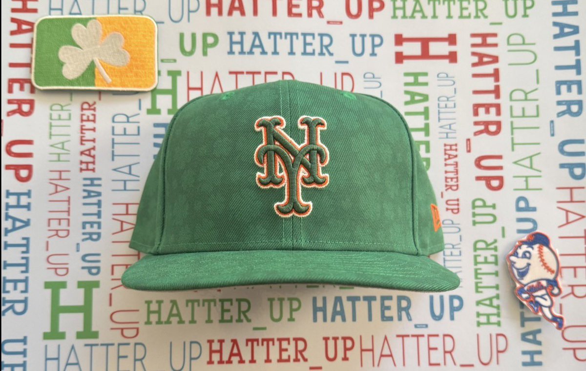 Hatter_up's tweet photo. My Hat of the Day on Day 16 of my annual wear St Patrick’s Hats till St Patricks Day 🇮🇪 is the 2nd to last @Mets Cap in this series this one is the 2025🍀 Edition #LGM #NYM #SpringTraining26 #Grapefruitleague #Irish #StPatricksDay☘️#HatCollector #FittedHatSociety #UnitedByCaps https://t.co/TIIlryReZm