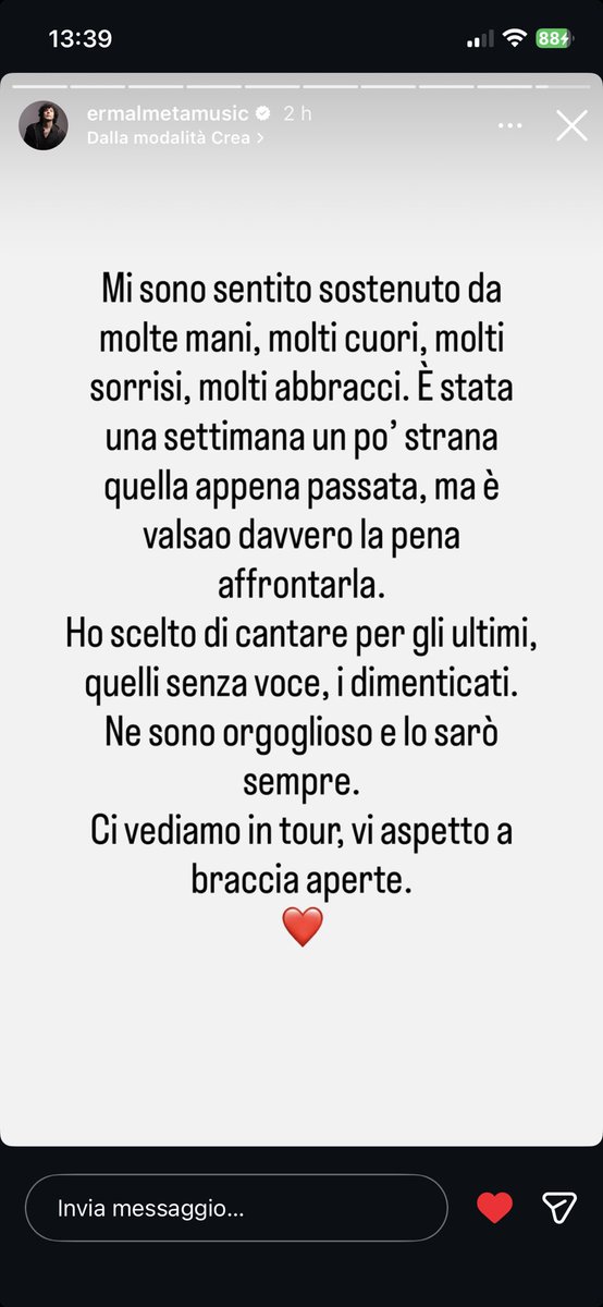 imveronica__'s tweet photo. Un cuore grande grande ♥️
Ti amiamo Ermal https://t.co/nrmQKmUGvL