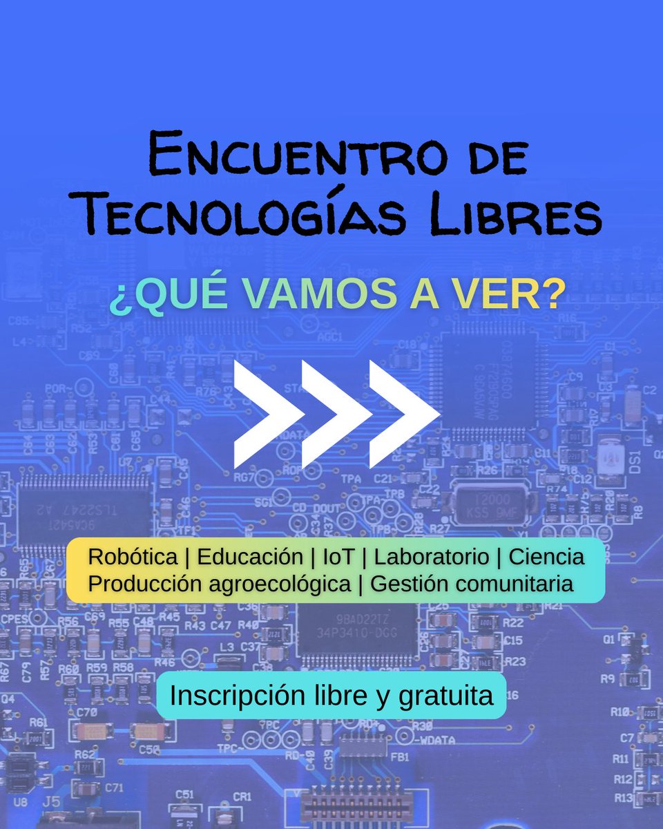 🚀El viernes llega el Encuentro de #TecnologíasLibres en Córdoba 

‼️No es 1 evento más
Es un encuentro entre quienes están construyendo tecnología libre y quienes quieren conocer sus experiencias con impacto real

Te vamos a contar por qué👇