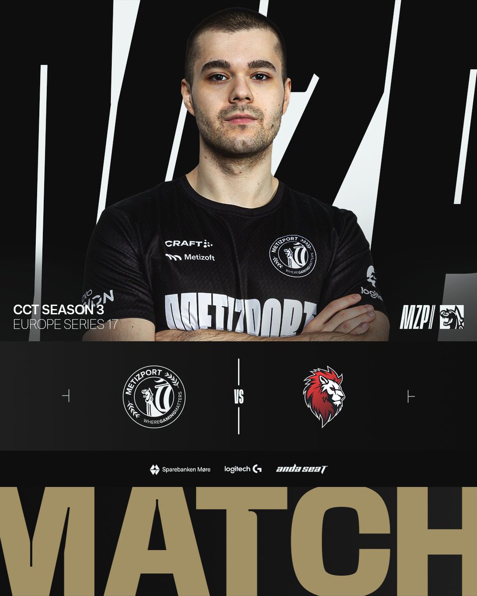 Metizport's tweet photo. Swiss round 2 of CCT Season 3 Europe Series 17
Let's get a win today!
๐: Leo
โฒ๏ธ: 16:00 CET
#riseabovetherest - #wheregamingmatters https://t.co/H9JWGeC8jx