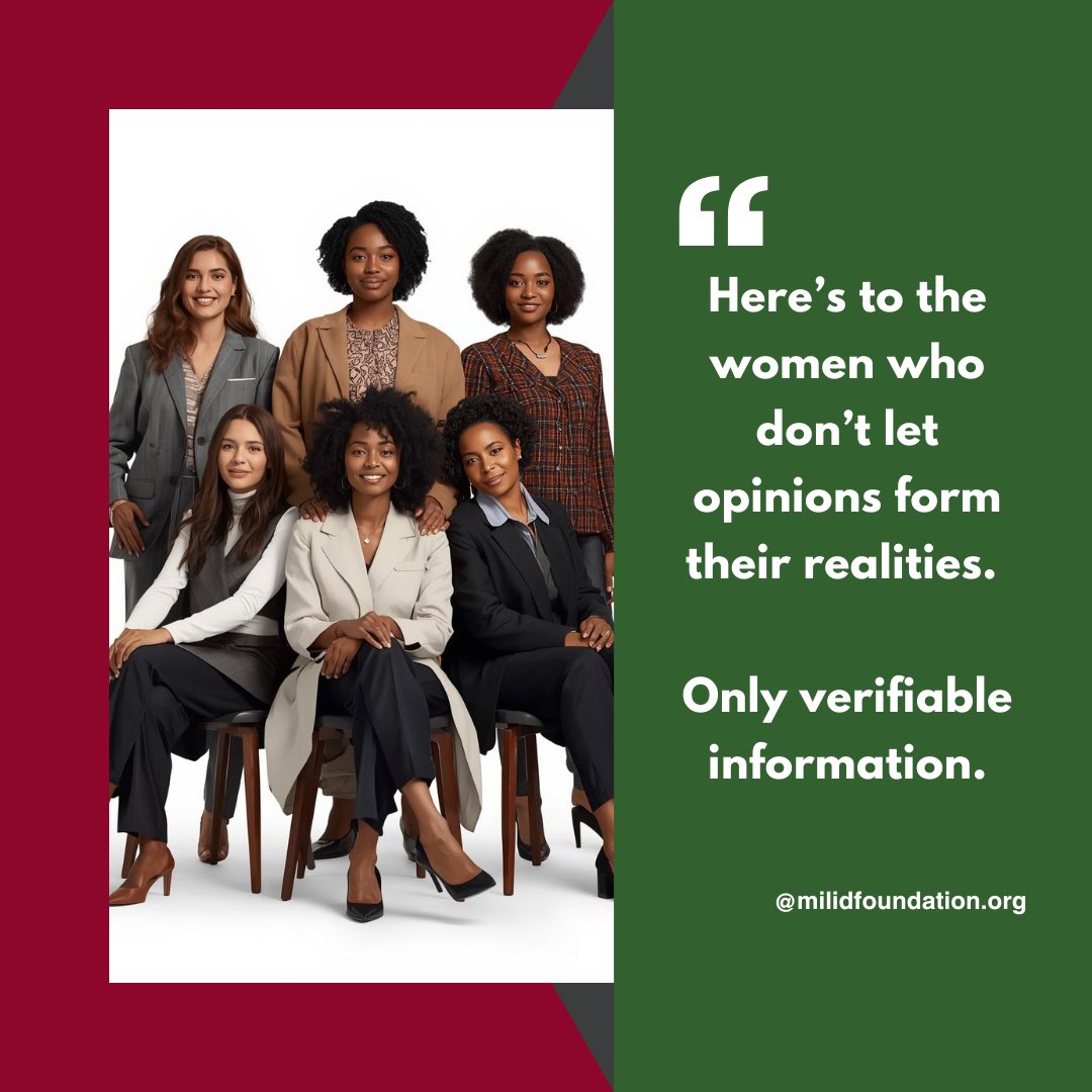 milidfd's tweet photo. An informed woman moves with clarity. She asks questions. She reads beyond the headline. She understands her choices and owns them fully. Smart decisions are not loud. They are intentional. And that is power.
#InternationalWomensDay 
#GiveToGain https://t.co/lIySmohrF7