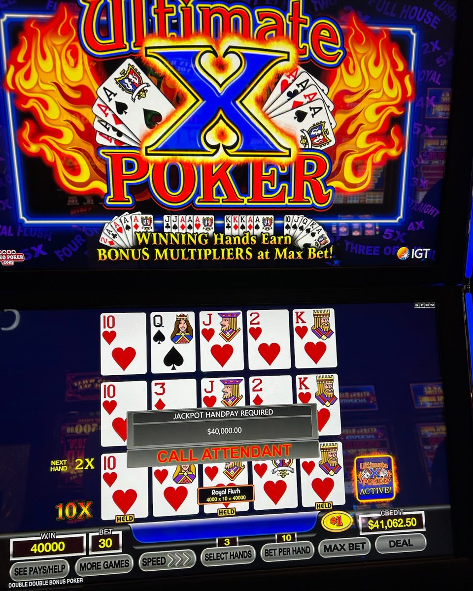 SenecaCasinos's tweet image. Okayyyyyyy $40K jackpot 🤑🤑

#casino #slotmachine #slot #jackpot