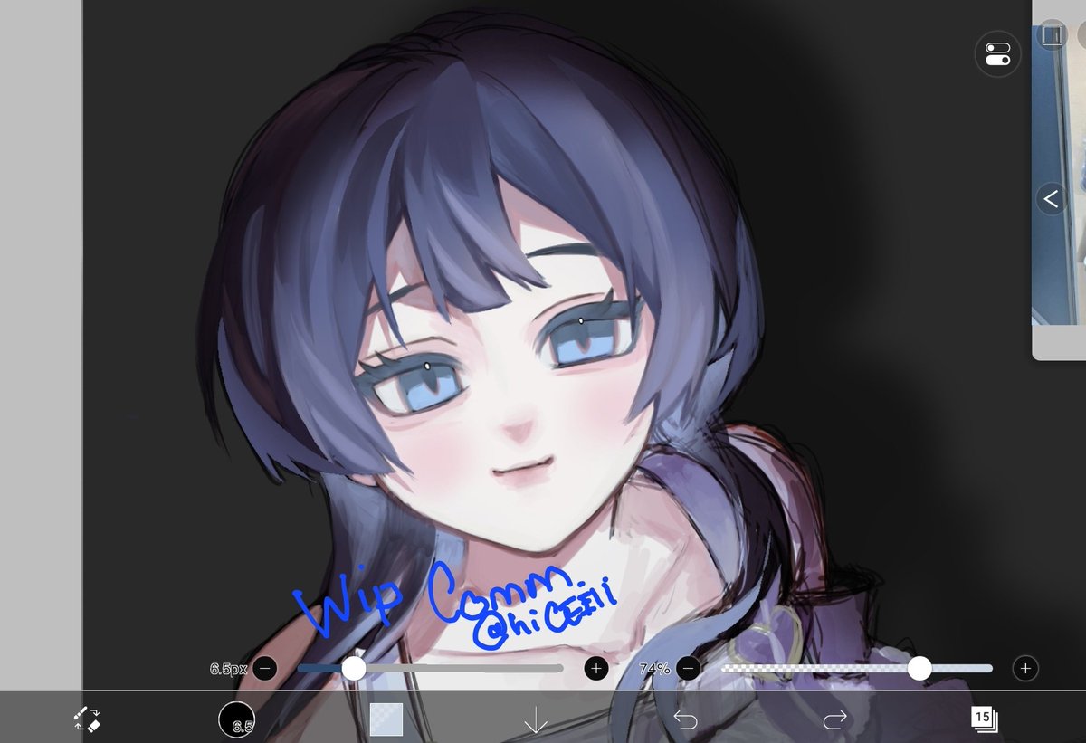 hiceeii's tweet photo. Wip commission https://t.co/Nv7XLpZswr