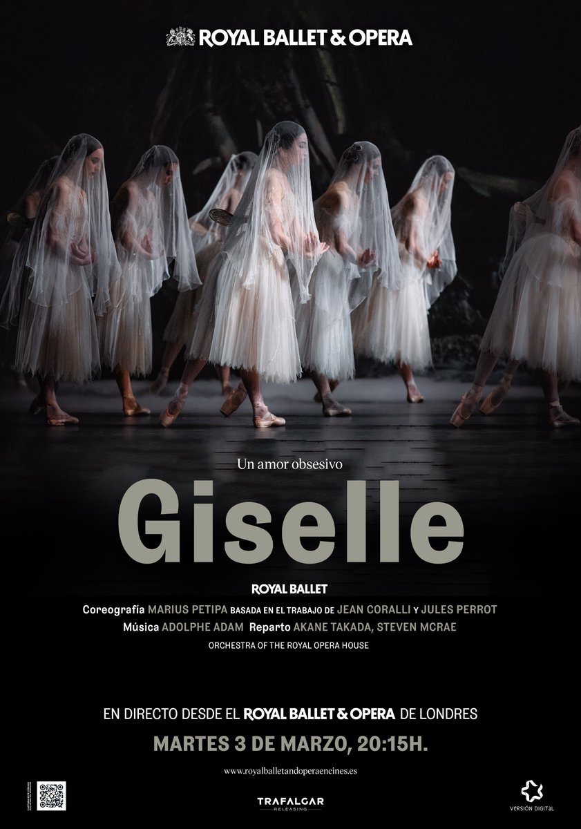 LJClassicalPR's tweet photo. Today is the day: Hoy, el Royal Ballet de Londres presenta su mítica producción de "Giselle" en cines de toda España 

🖊️Find out more here⤵️

https://t.co/ow4dDULQ9T https://t.co/tSNuNQs8Ru