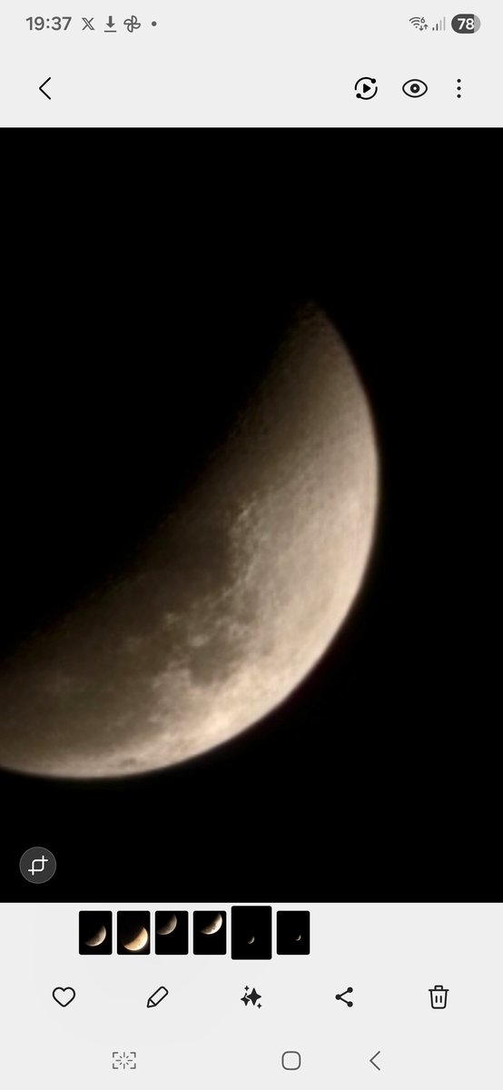 #จันทรุปราคา จาก s25 ultra

 ซูม x30
ซูม x100