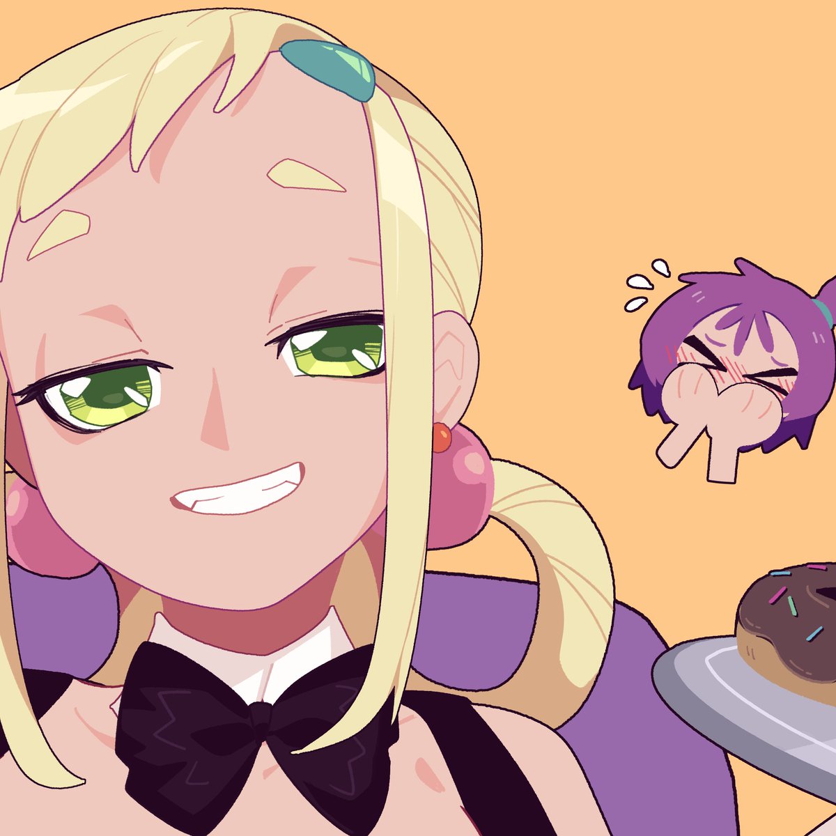 Lemoncat3356's tweet photo. おんぷちゃん、お誕生日おめでとう！💛💜 https://t.co/zyFsFQdg8U