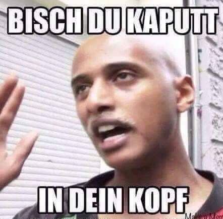 Senfpommes's tweet photo. @terri5Ash @xdemon1510 Amtssprache ist Deutsch du Pimmelberger. https://t.co/gxrUYWnjUK