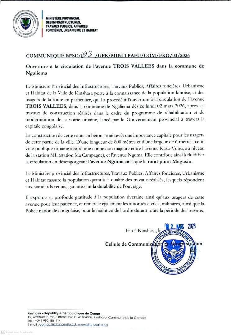 Gouvernorat de Kinshasa tweet media