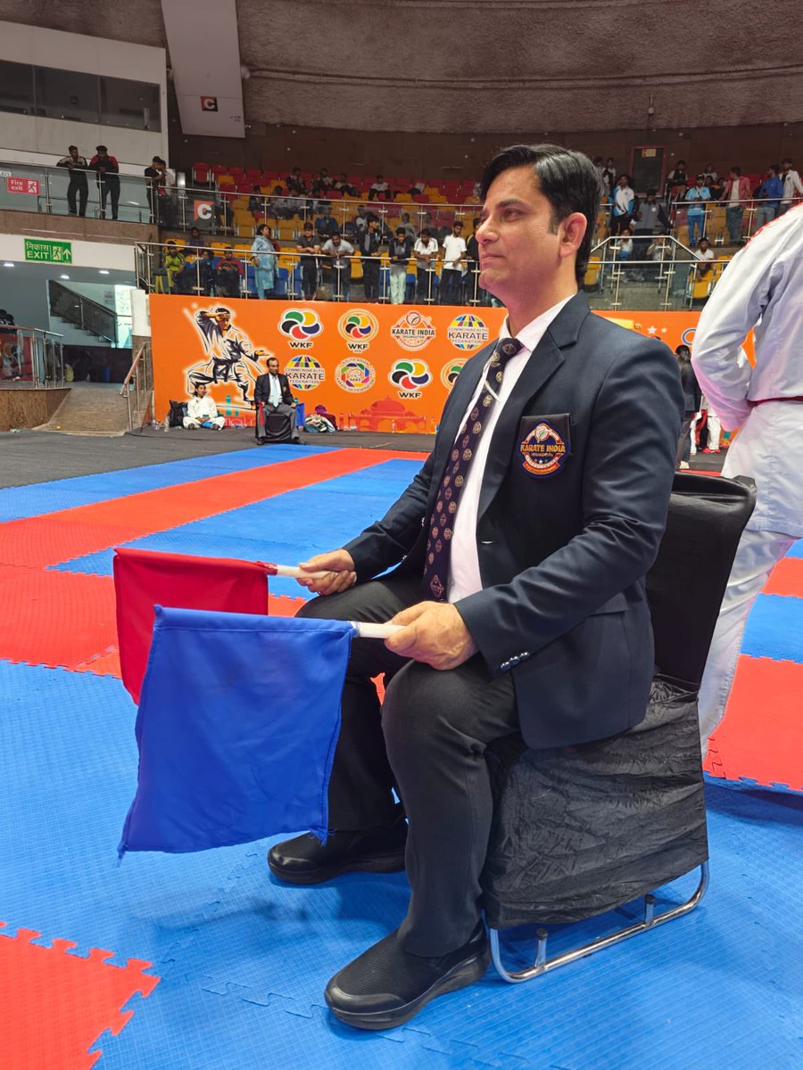 Syediftquar's tweet photo. It is a great honor and privilege for me to share my experience at the 5th KIO National Karate Championship – 2026, held at Talkatora Indoor Stadium from 26th February to 2nd March 2026.

I was proudly invited to officiate as a Referee and Judge, representing Telangana State at this prestigious national event. The championship was excellently organized by the Karate India Organization, reflecting high standards of professionalism and commitment to the development of karate in India.

I extend my heartfelt congratulations to Bharat Sharma Sir, President of KIO, for his visionary leadership and dedication, which ensured the grand success of this championship.

I would also like to sincerely thank Bharat Sharma Sir for granting me the valuable opportunity to officiate at this remarkable event. Your constant support, encouragement, and trust have played a significant role in my professional growth and in helping me reach this position today.

Warm Regards,
Shihan Syed Iftquar Hussain
Referee Commission Member – KIO
WKF & AKF Judge
WKF Accredited Coach