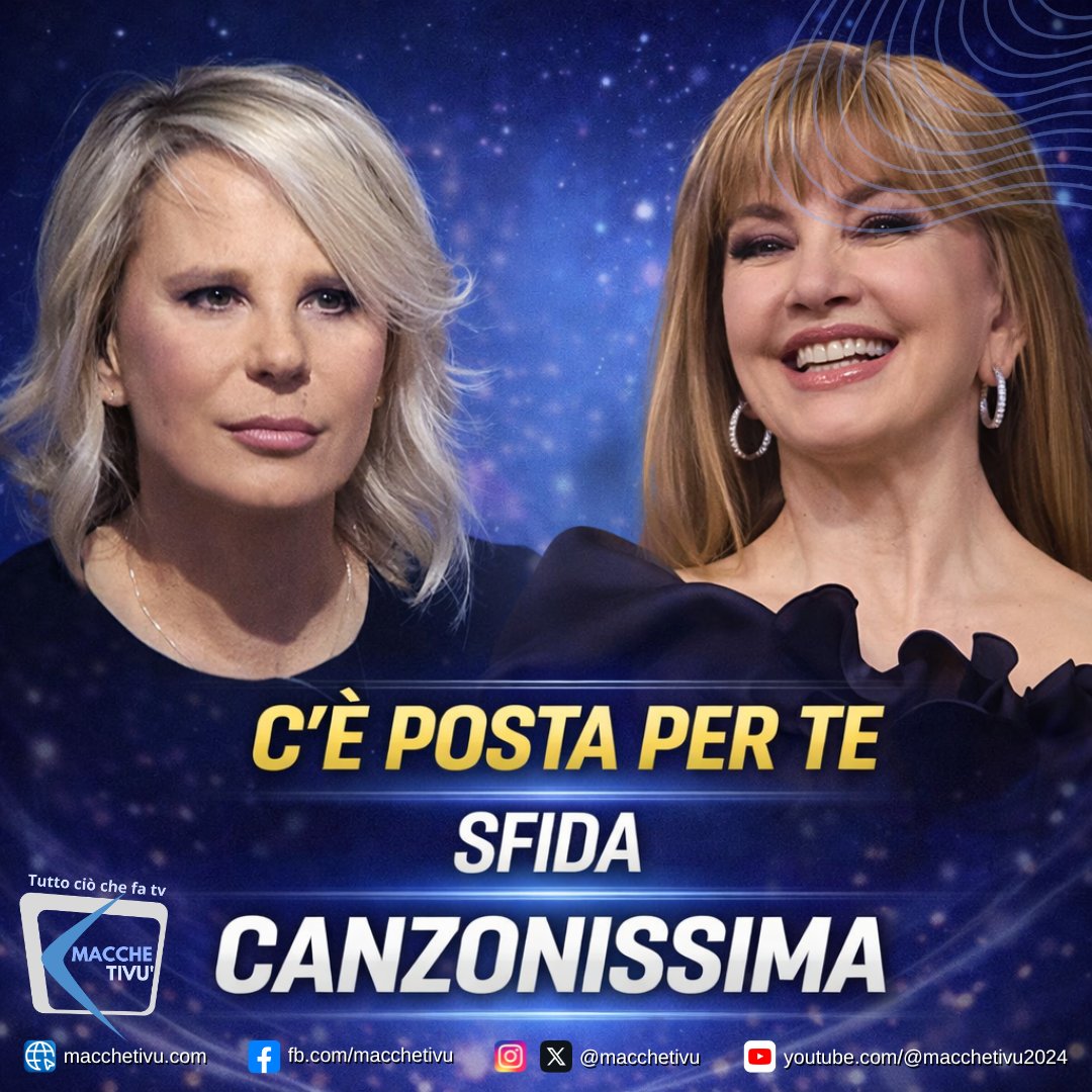 📺 Attenzione al cambio di programmazione!

❌ #CePostaPerTe non andrà in onda sabato 14 marzo: al suo posto verrà trasmesso un film 🎬
👉 L’ultima puntata sarà recuperata sabato 21 marzo.

⏭️ #Amici25 slitta invece a sabato 28 marzo!