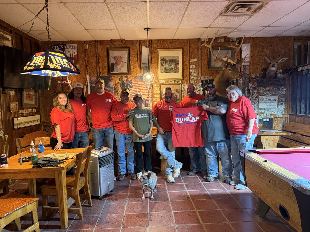 HawkDunlap's tweet photo. Grateful for my local hype squad. Go vote! #hirehawk https://t.co/2g0mNcfi2x