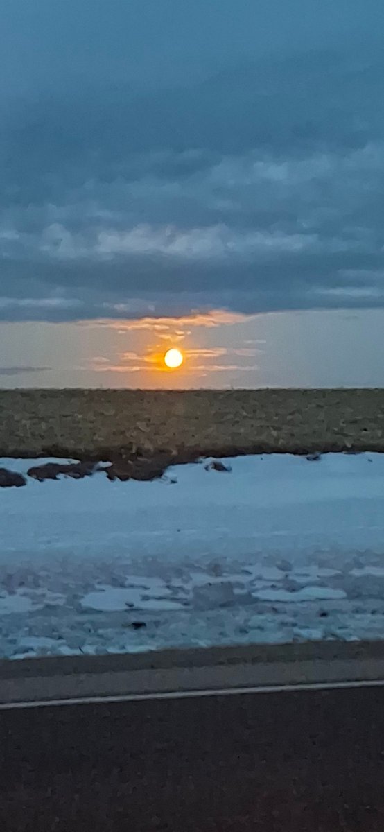 imnotcryin's tweet photo. Blood moon was so bright yesterday morning it looked like a sunrise https://t.co/nLqizMNuux