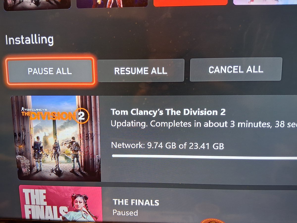 Maverick__CW's tweet photo. The file sizes for today Title Update for #TheDivision2

#XBox 23.41GB

#PC/#UbisoftConnect 25.92GB

#Playstation [unknown] will update when discovered https://t.co/n3Wr6BjjZL
