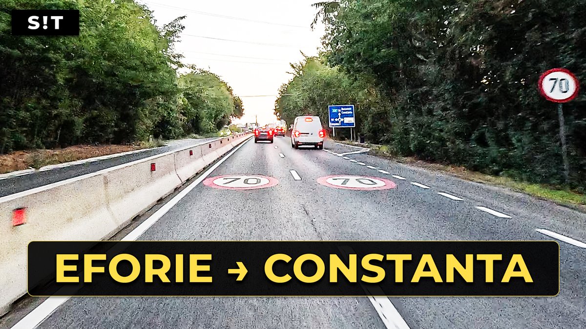 StefanInTraffic's tweet photo. DN39 6:30 AM morning drive from Eforie Nord to Constanta is live 🚗
Calm coastal road and real traffic POV
🔗 https://t.co/3IDl1Vawdq
#dn39 #constanta https://t.co/4HLd8e7Qwx