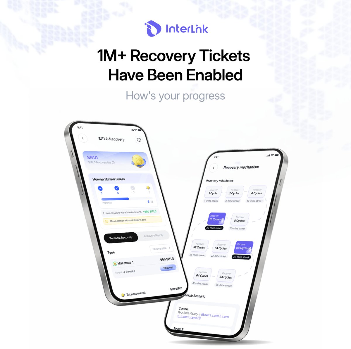 1M+ Recovery Tickets Enabled in Just Over One Week 🔥

The Recovery mechanism is moving fast - over 1,000,000+ recovery tickets have already been activated. The real question is: How is your progress? 

Recovery isn’t just about reclaiming burned cycles.
It’s one of the most