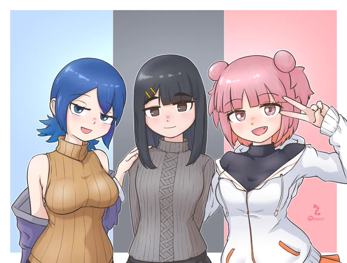 #3月になったから3人並んだ画像を貼ろうぜ