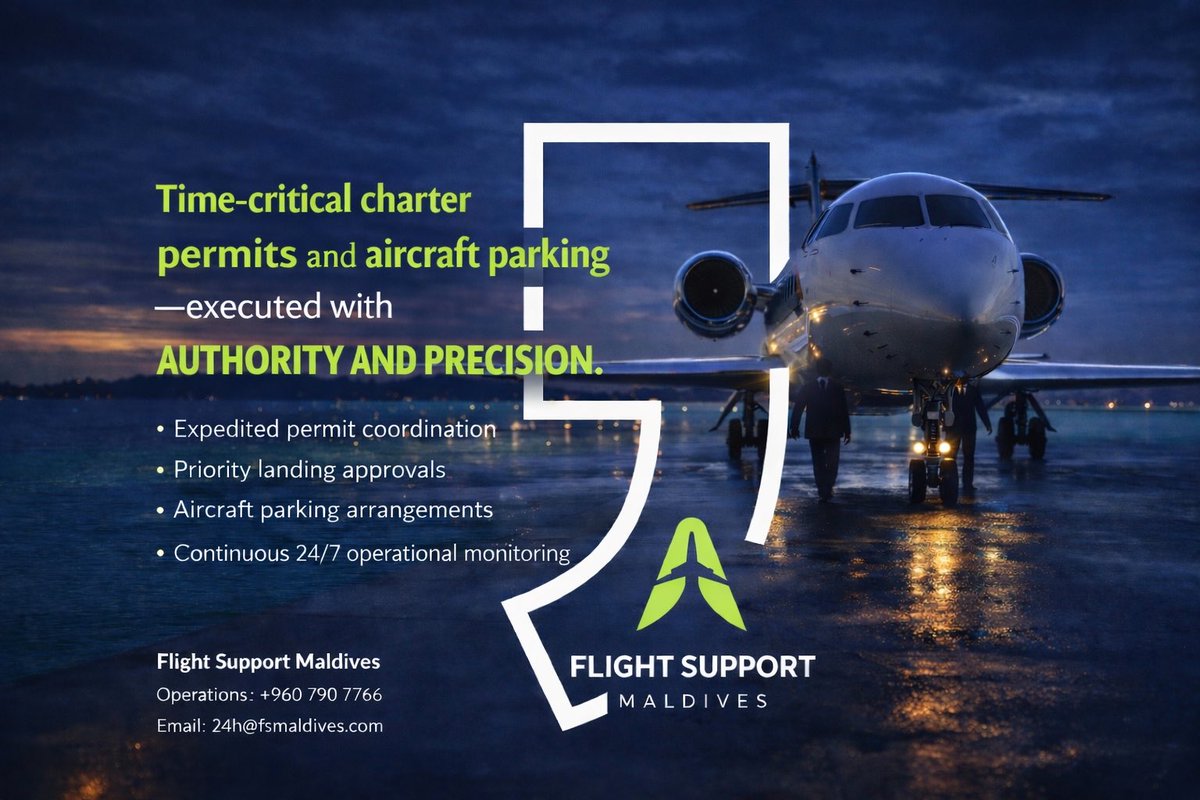 Flight Support Maldives tweet media