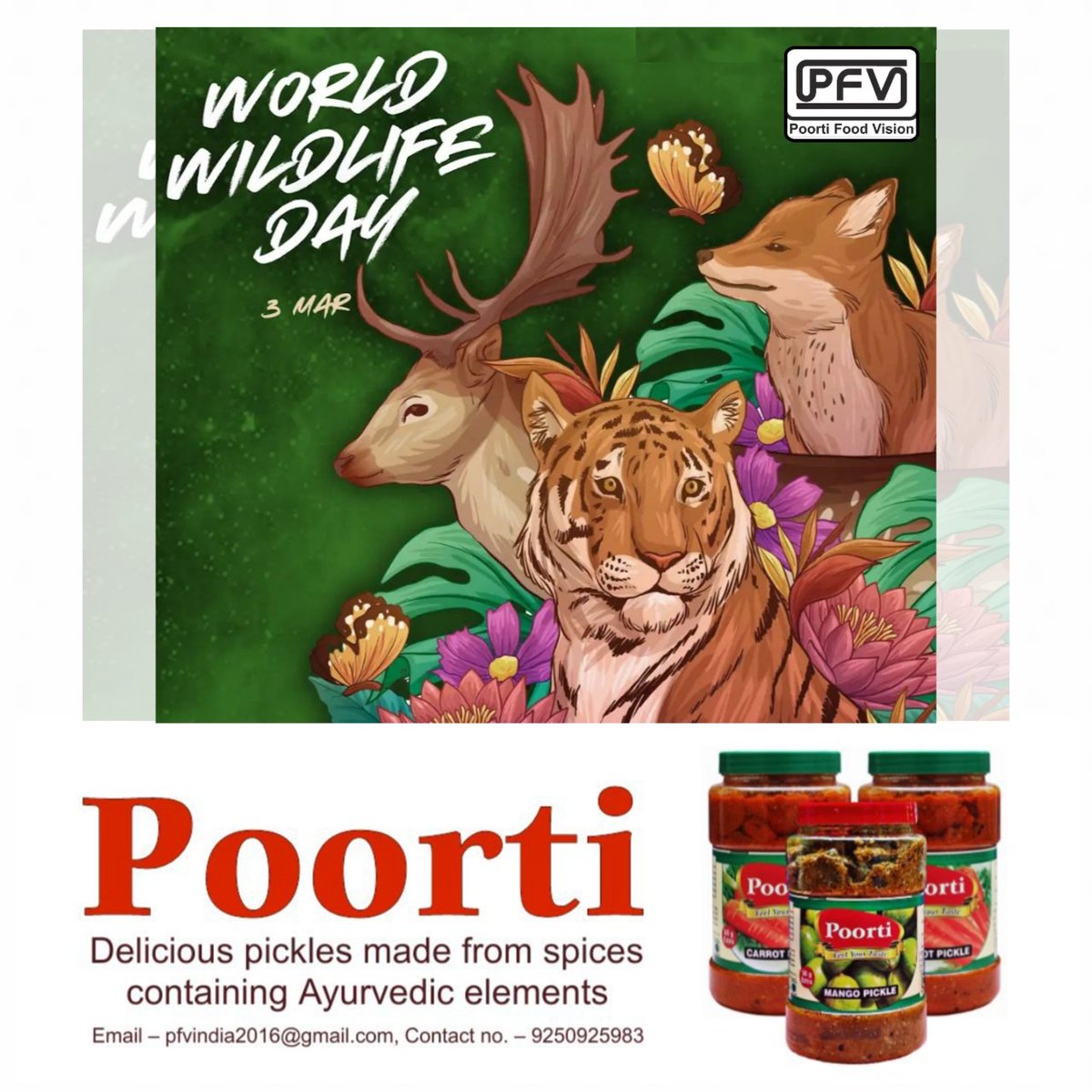 NarenderTatesar's tweet photo. World Wildlife Day honors wild animals and plants, marking the 1973 adoption of CITES. In 2026, it highlights “Medicinal and Aromatic Plants: Conserving Health, Heritage and Livelihoods”. Let's protect nature and contribute to wildlife conservation! 🌸
#WorldWildlifeDay https://t.co/JW9oNa7PxN