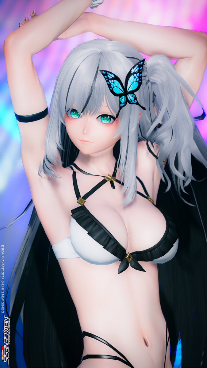 清楚な水着💫
#メンテの日なのでssを貼る 
#PSO2NGS_SS #PSO2NGS