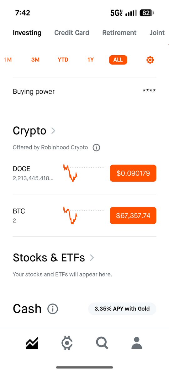 2 BTC
2.2 Million Dogecoin.

Full disclosure.

Still think we might see 
Dogecoin .05
BTC 50k

I could not sleep without the BTC exposure even though I believe in Dogecoin more.

This is the current mix that allows me to sleep.

I am shocked too. And this is not greed it is fear.