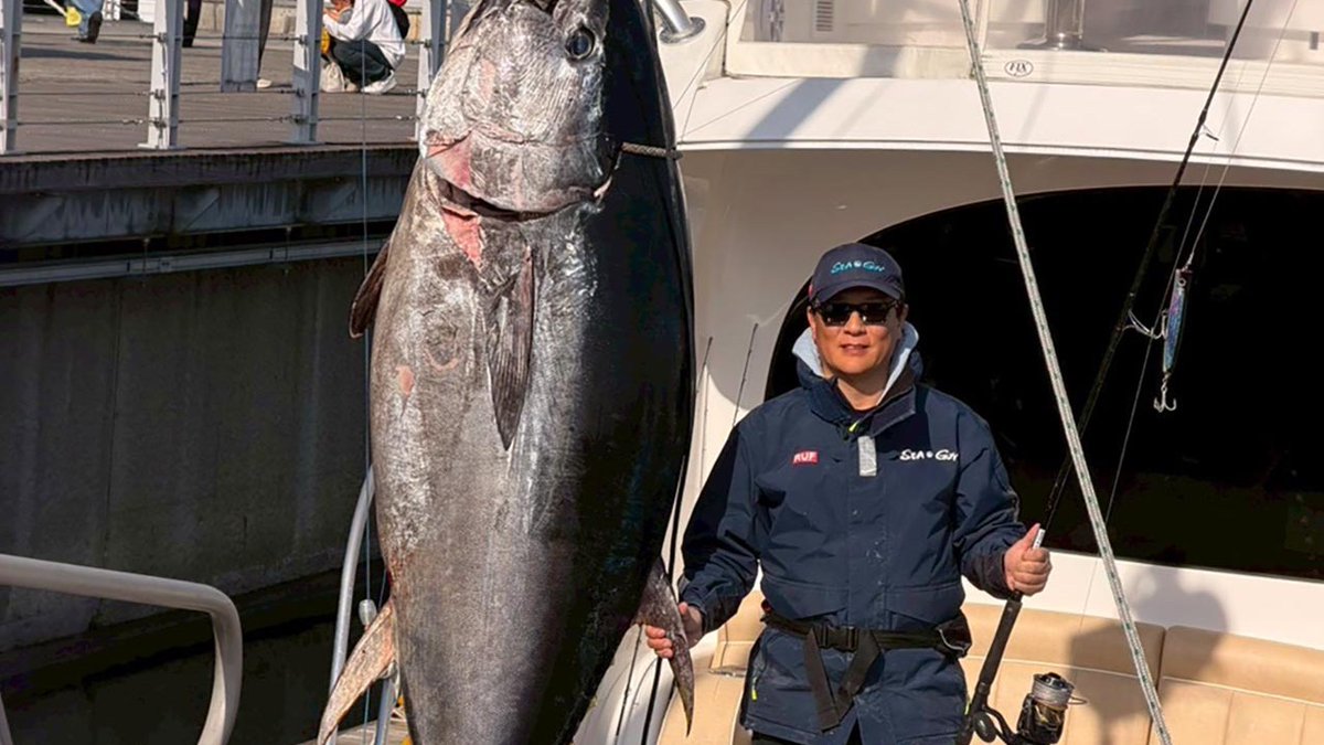AUTOSPORT_web's tweet photo. 木村武史、伊豆大島沖で200kg超のクロマグロを一本釣り。世界で戦うジェントルマンドライバーの超豪快釣りエピソード
https://t.co/WRs1B4iaGw
#WECjp #ELMS #CARGUY #SEAGUY #LUF #BRABUS https://t.co/uHENrDq4nw