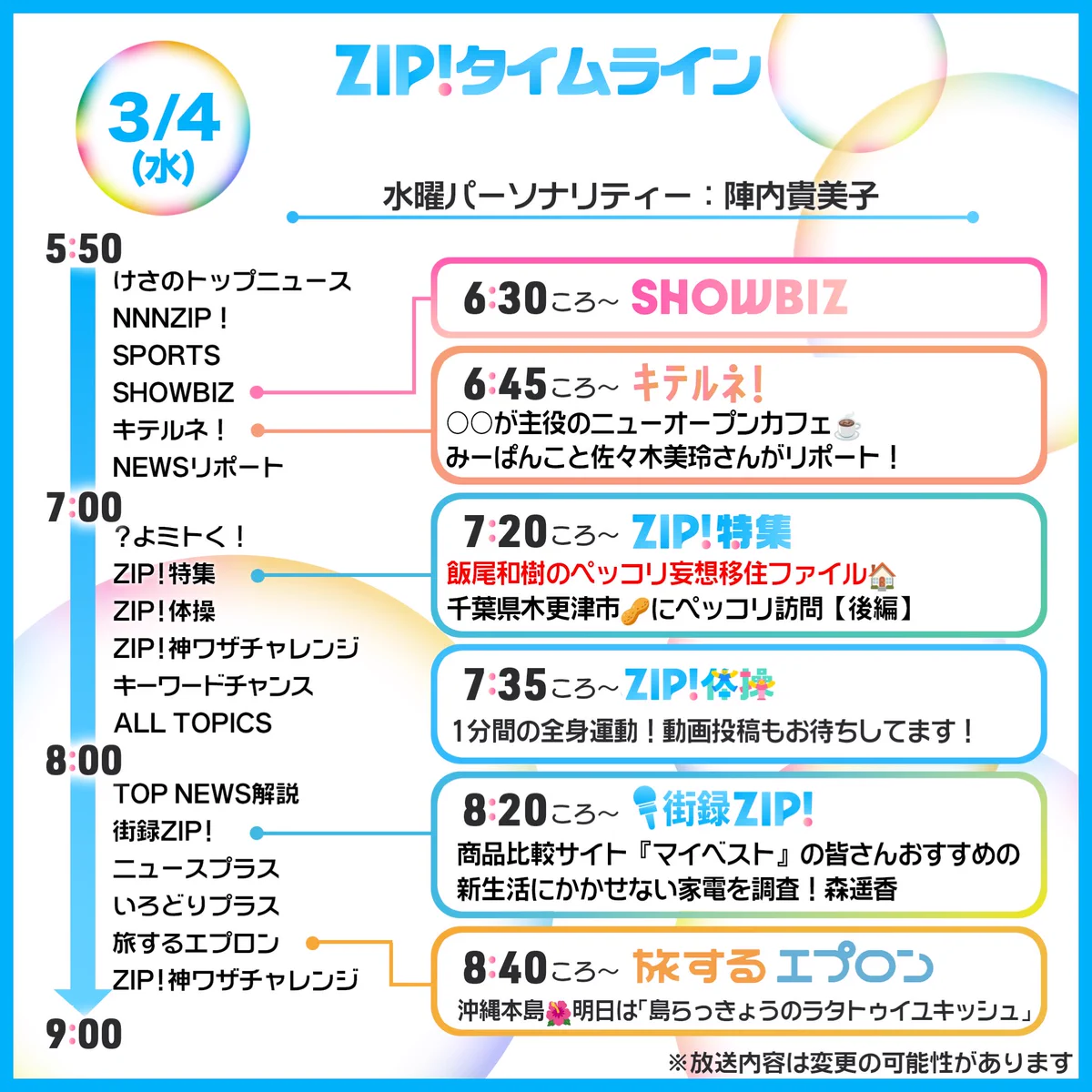 ZIP! 【公式】 on X: 