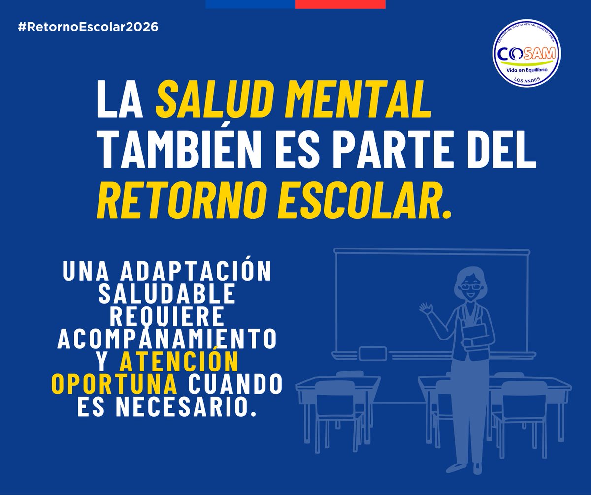 El inicio del año escolar implica cambios, estos procesos también pueden influir en el bienestar emocional.
Observar cambios en el ánimo, el sueño o la conducta, y buscar apoyo oportunamente cuando sea necesario, es parte del cuidado en salud mental.