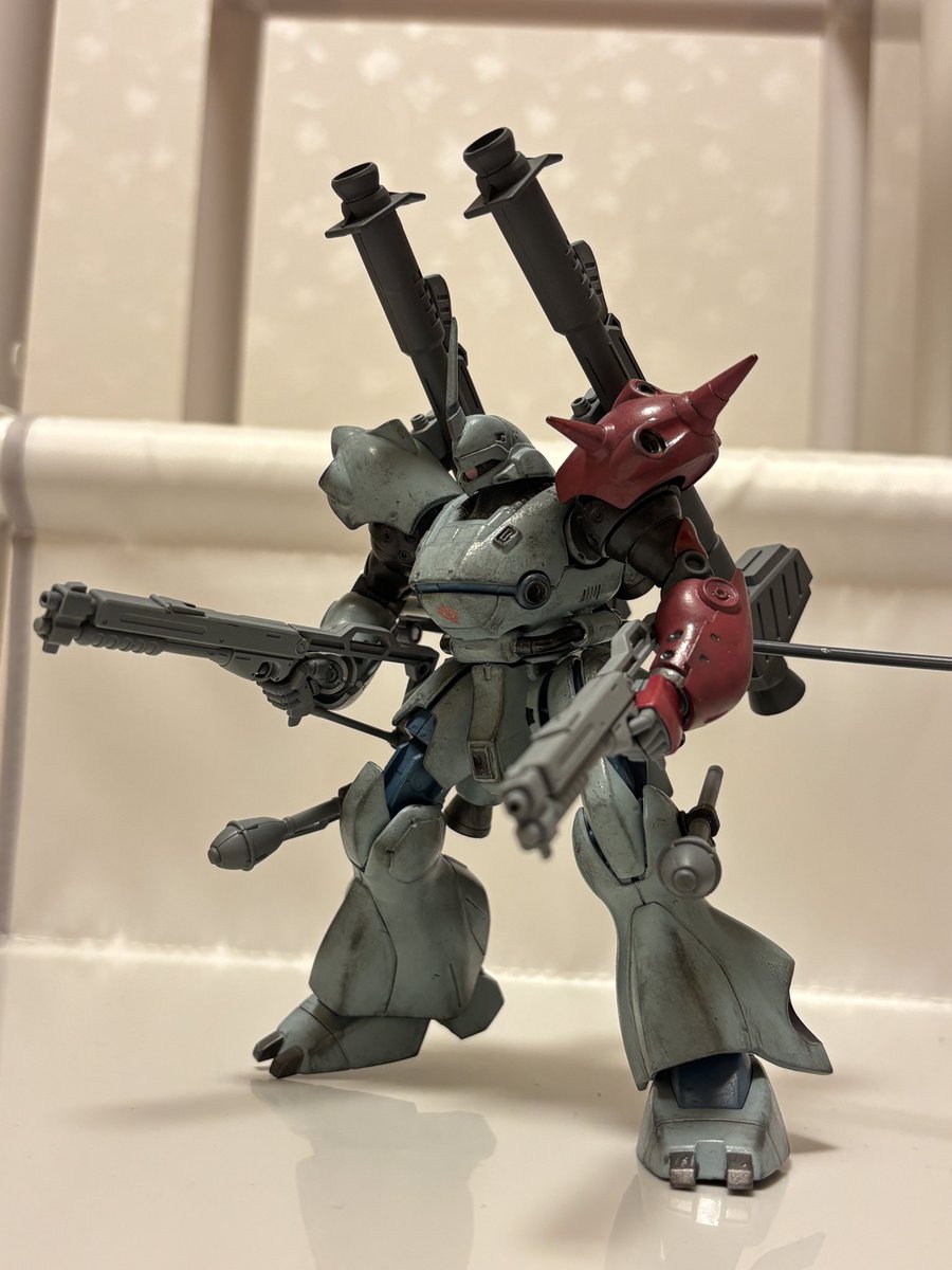 osuyasujiro's tweet image. ケンプファー、かっこいいのはわかっていましたが、改めて人気あるなぁ、と思った機体です。
GUNSTAでも好評だったように思います。
「ショットガン片手で撃てないじゃん」とかは言わんといてください笑

#ガンプラ 
#gunpla