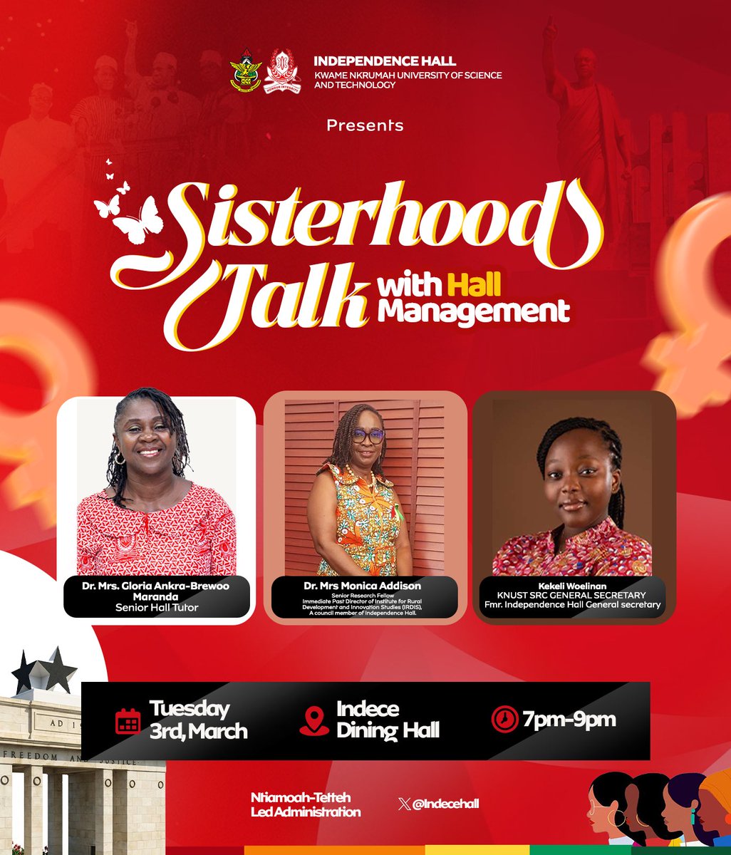 OFFICIAL INDEPENDENCE HALL KNUST tweet media