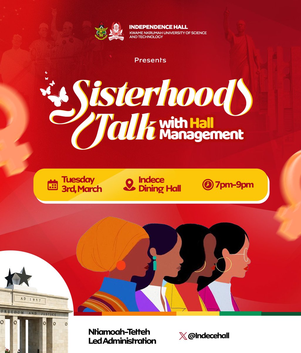 OFFICIAL INDEPENDENCE HALL KNUST tweet media