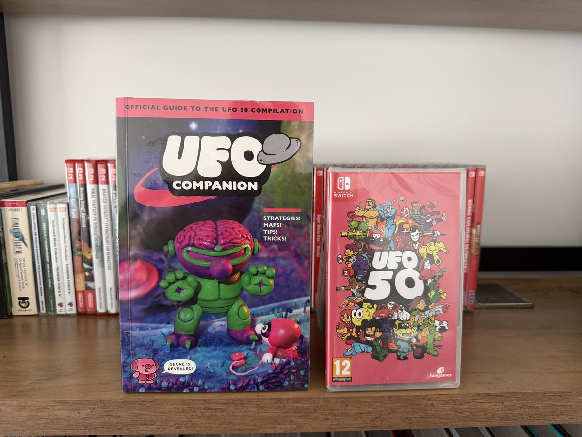 Held off playing this digitally until the physical was released but so so excited to play this game - heard such good things about it #ufo50 #nintendoswitch