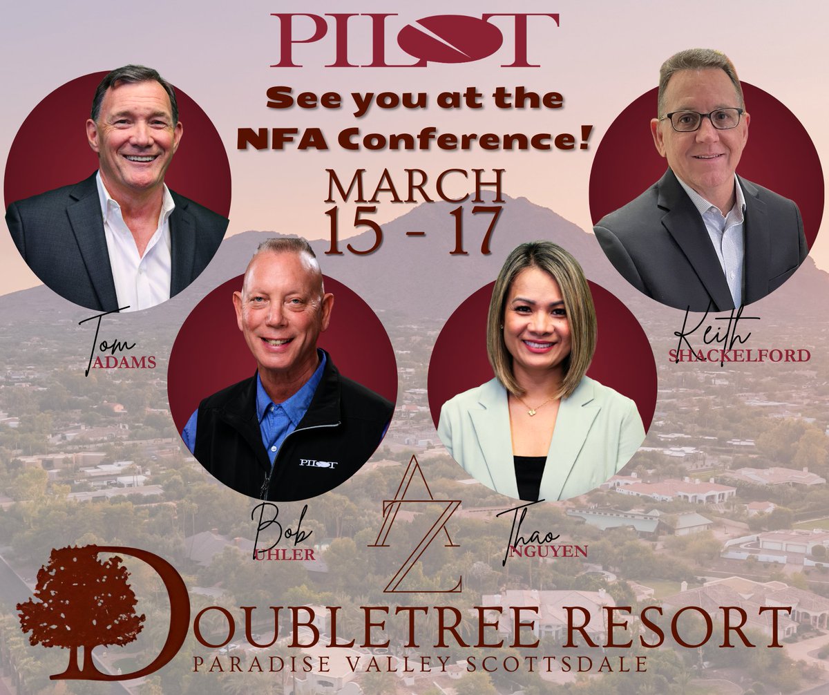 pilotcat's tweet photo. Counting down to the 2026 NFA Conference in Scottsdale!
Pilot Catastrophe Services will be there March 15–17.
Looking forward to connecting and engaging with industry partners.
https://t.co/IqeYJAeav6
#NFAConference #PilotCatastrophe https://t.co/CkAcw5zK0h