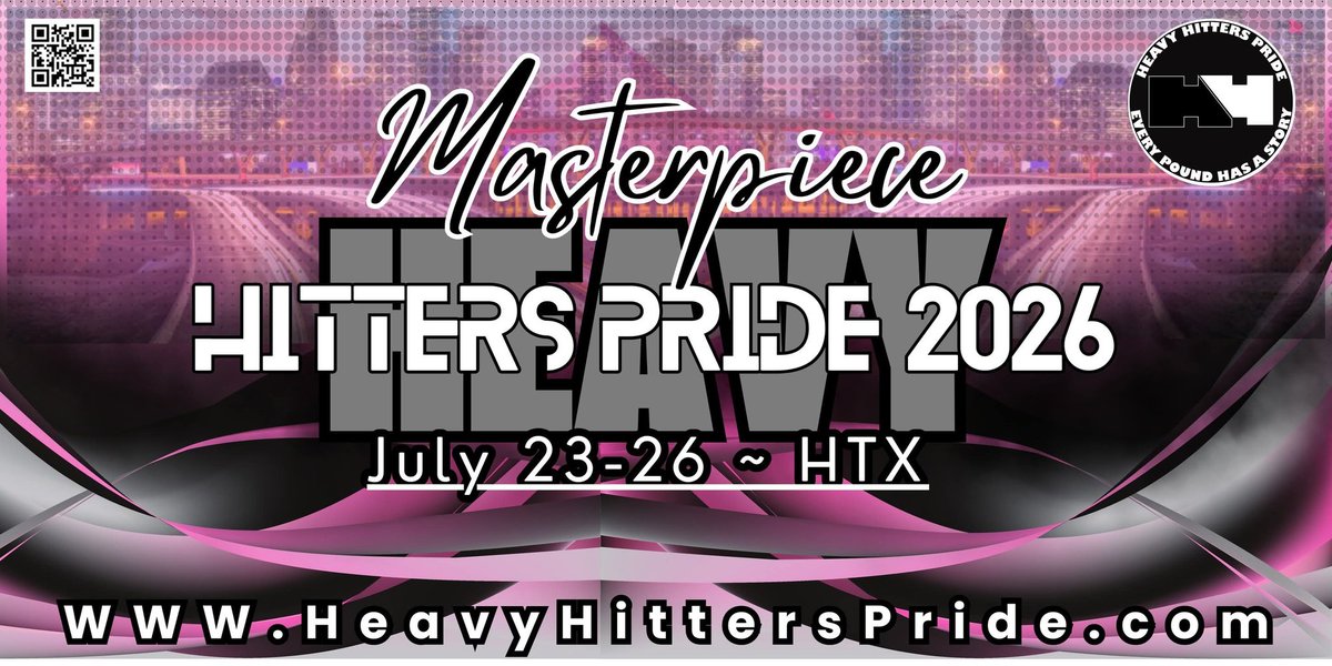 TheHHPride's tweet photo. 2026 HeavyHittersPride July 23-26, in beautiful Houston,Texas... https://t.co/pQhpZUeWPD
