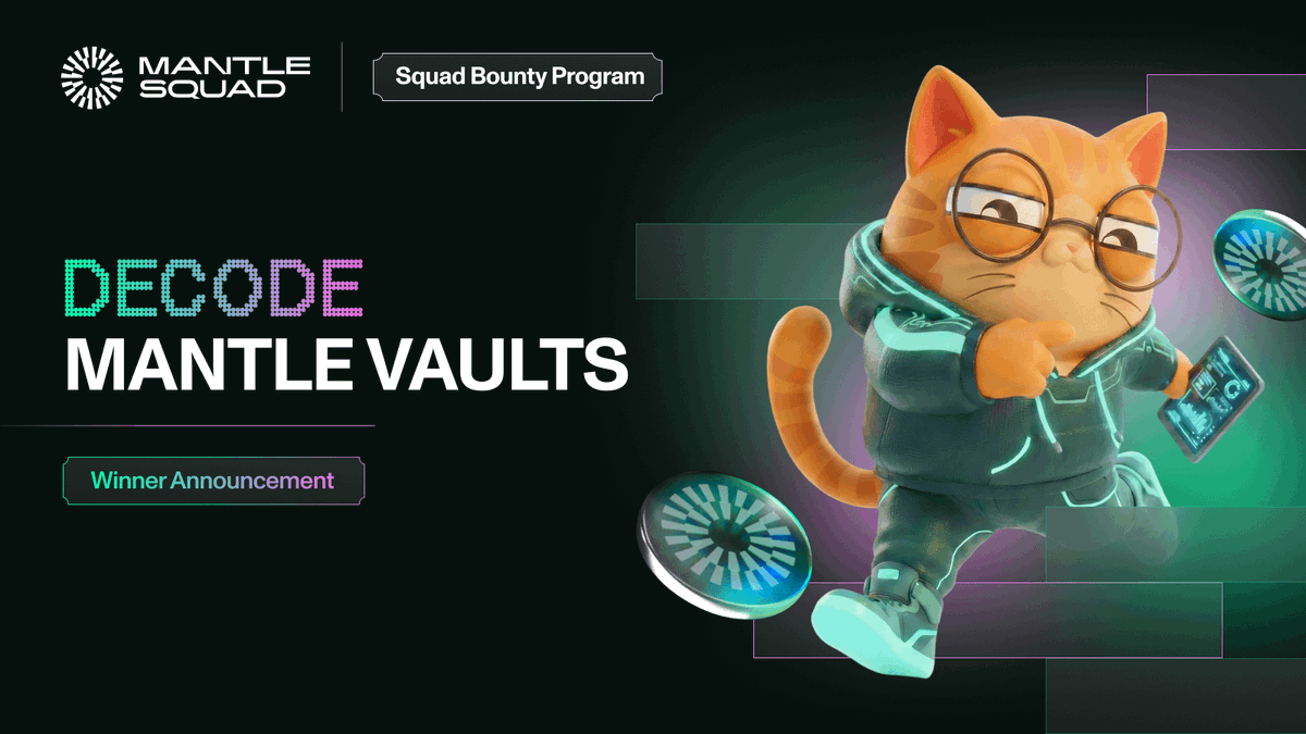 The brief: decode Mantle Vaults.
The plot twist: decoding the submissions was harder.

Thousands of entries across two tracks, and the bar was genuinely high.

25 winners. Here here they are 👇