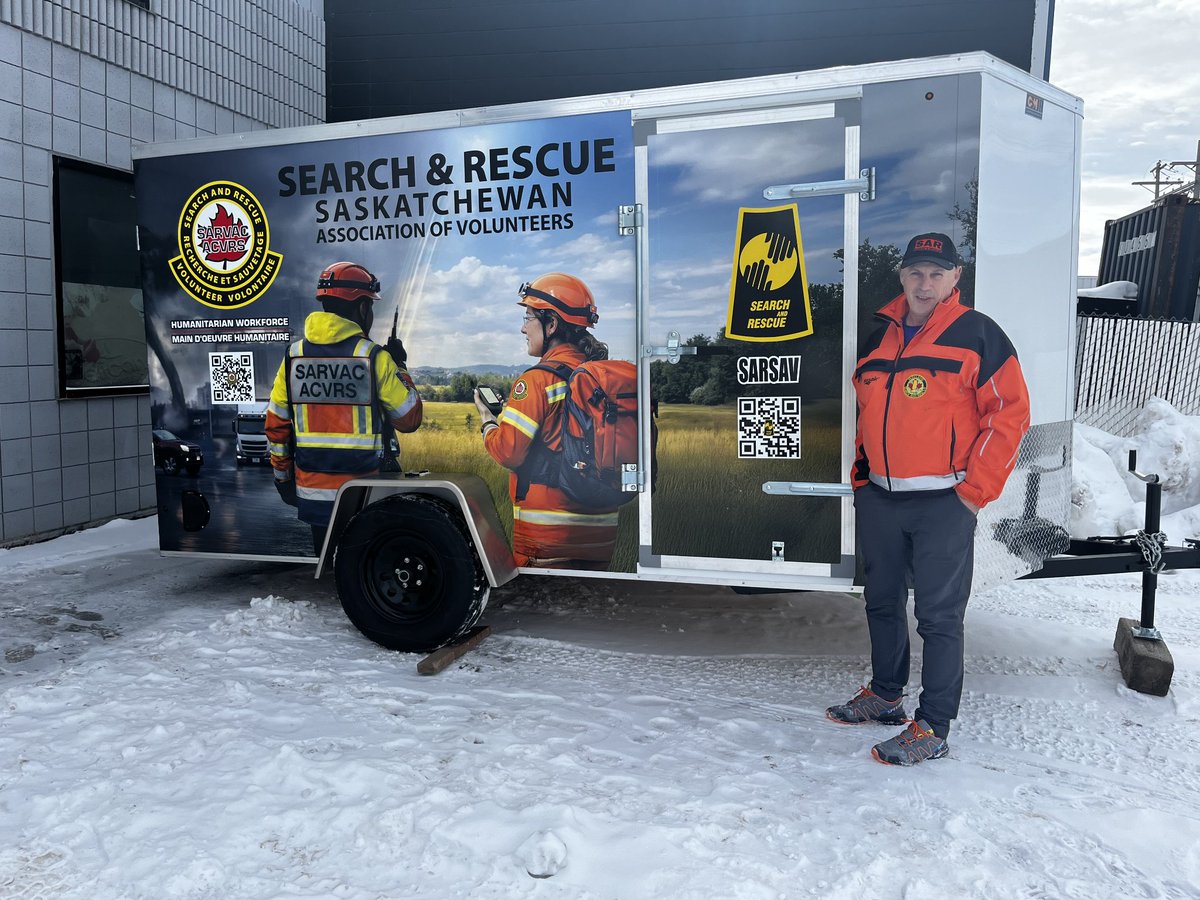 SearchNRescueSK's tweet photo. @SARSAV Humanitarian Workforce Mobile Training Unit is officially on the move, strengthening #HWF Disaster Assistance Response Training across Saskatchewan with support from the @SARVAC_ACVRS
Learn more at https://t.co/JNETLNmyvP join the #SARSAV team at https://t.co/L1NaGauo2g https://t.co/NXKR6lG7Uh