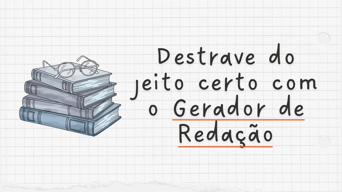 profderedacao_'s tweet photo. Você trava na hora de fazer redação? 📝

Imagina poder estudar com um Gerador de Redação: você digita um tema e recebe uma redação modelo ENEM 900+ já comentada, pra estudar e entender a estrutura na prática.

Comente GERADOR pra saber mais. https://t.co/QcWs8YXglU