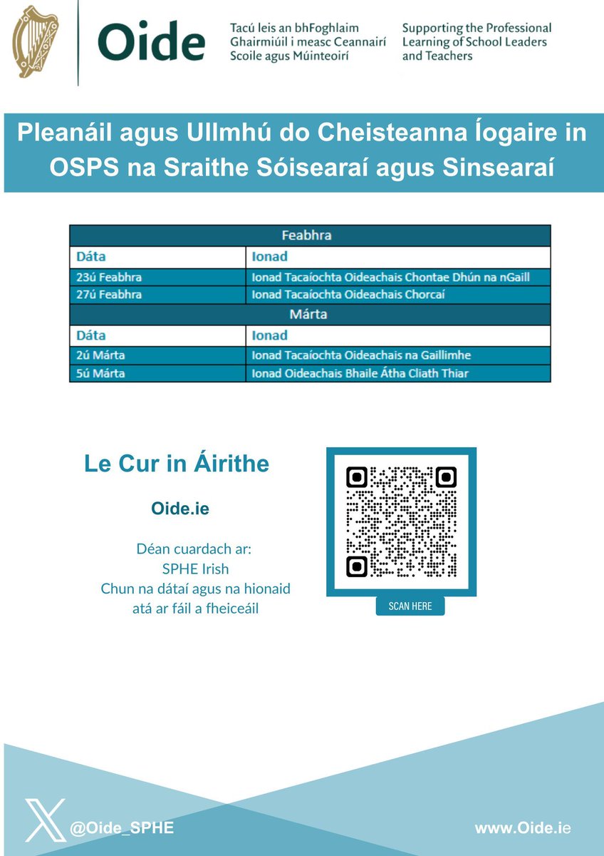 Oide SPHE Post-primary tweet media