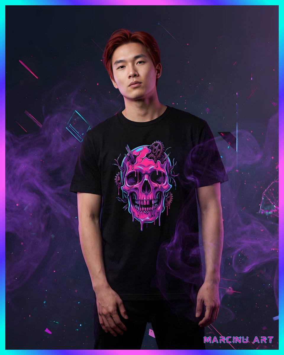 MarCinN86's tweet photo. Lost in the neon grid? 🌃 Upgrade your streetwear with our new Synthwave aesthetic tee. 🚗💨

#Synthwave #Retrowave #Cyberpunk #Streetwear #MarCinuArt

Grab yours here
https://t.co/5hrVjGuOEX https://t.co/Sp1gLbb5e4