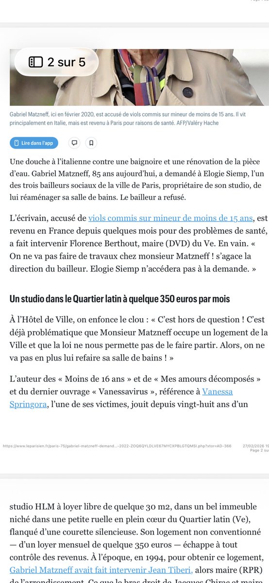 pouceopposable's tweet photo. Personne ne veut oublier que Mme #Berthout, ex RPR ex UMP ex LR ex LREM, a soutenu le pseudo dandy a tendances pédophiles #Matzneff pour qu’on refasse la salle de bains de son HLM de #Paris5 !!!  #prédateur #enfants #ados #Morandini 
@LyesLouffok https://t.co/y47QKpkAuK