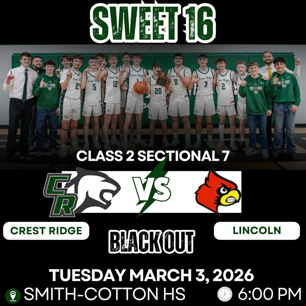 Crest Ridge Cougar Pride tweet media