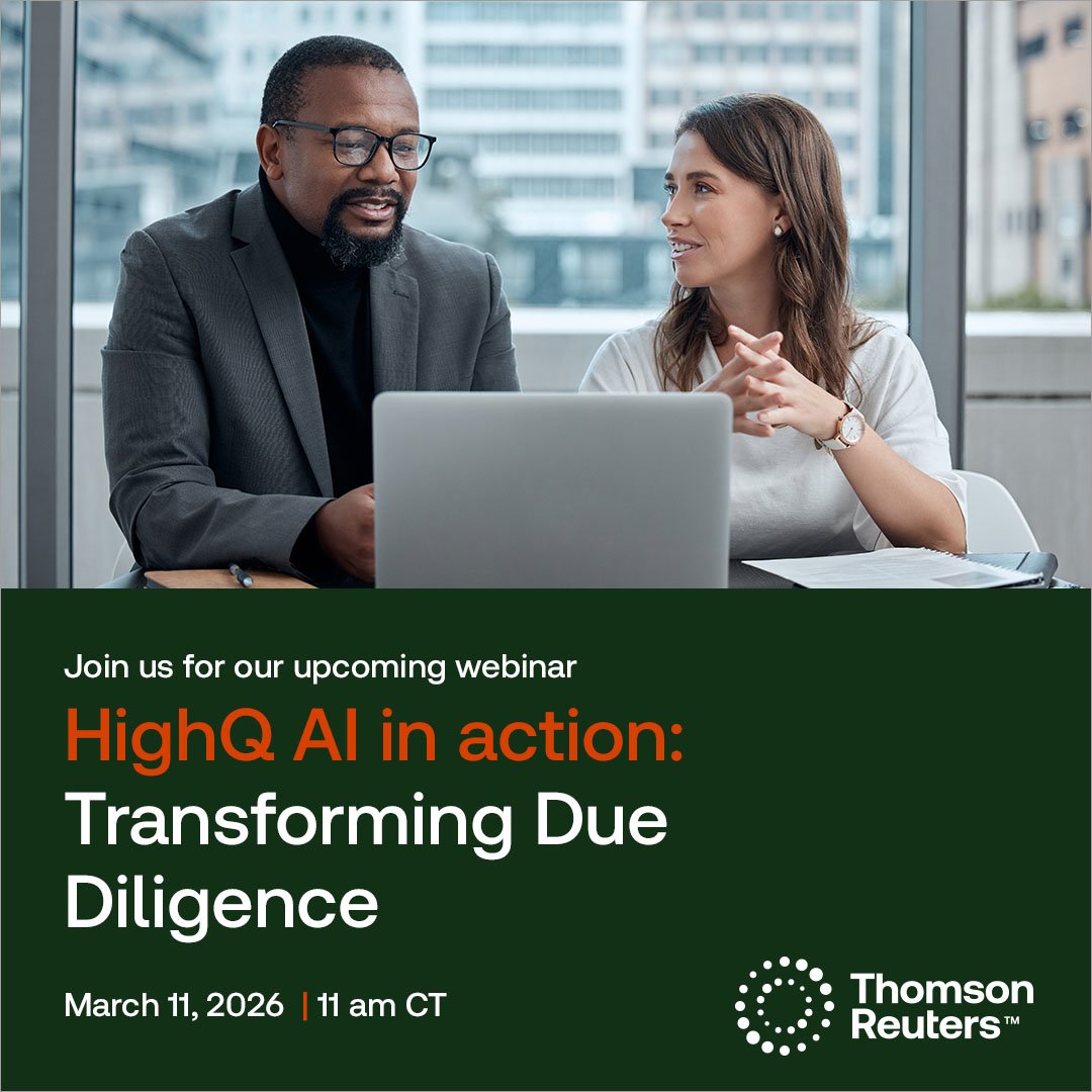 Thomson Reuters HighQ tweet media