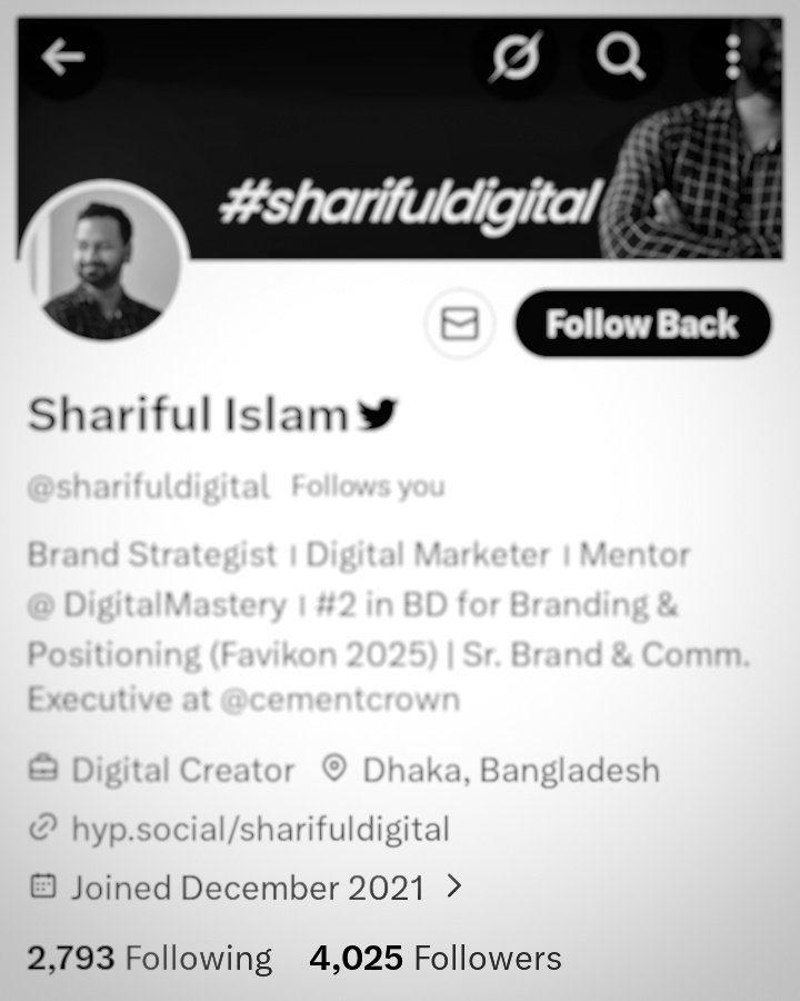 Shariful Islam tweet media