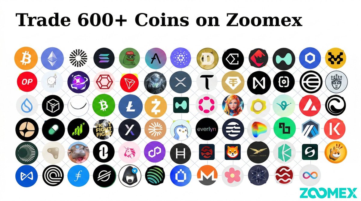 ZoomexOfficial's tweet image. 600+ coins. One platform. 🚀

Trade Spot &amp;amp; Perpetuals on Zoomex —
from 1× to 100× leverage, your strategy, your rules.

Fast. Smooth. Powerful. 

Start trading smarter today. 💚
👉 i.zoomex.com/hYq3abM 

#Zoomex #Crypto #TradeSmart