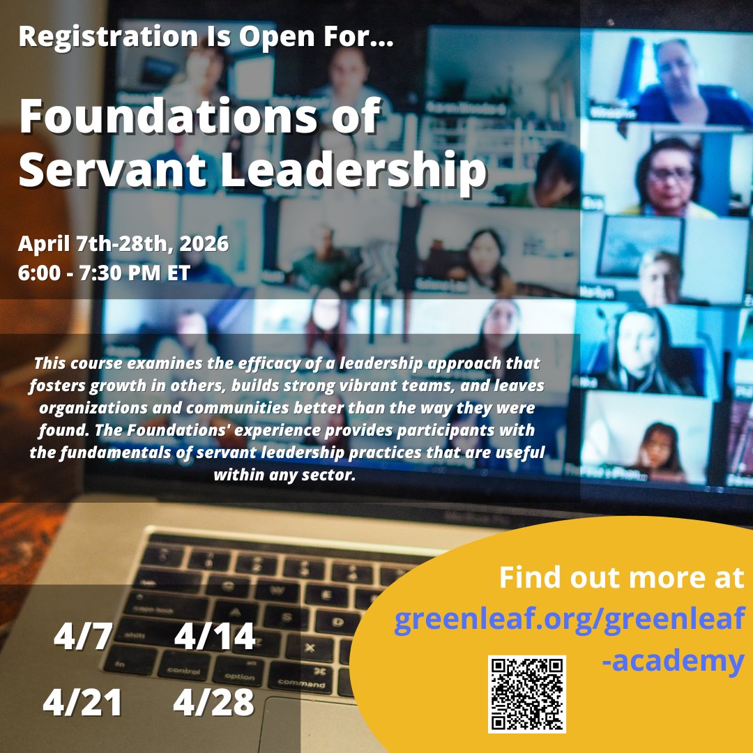 The Greenleaf Center at Seton Hall University tweet media