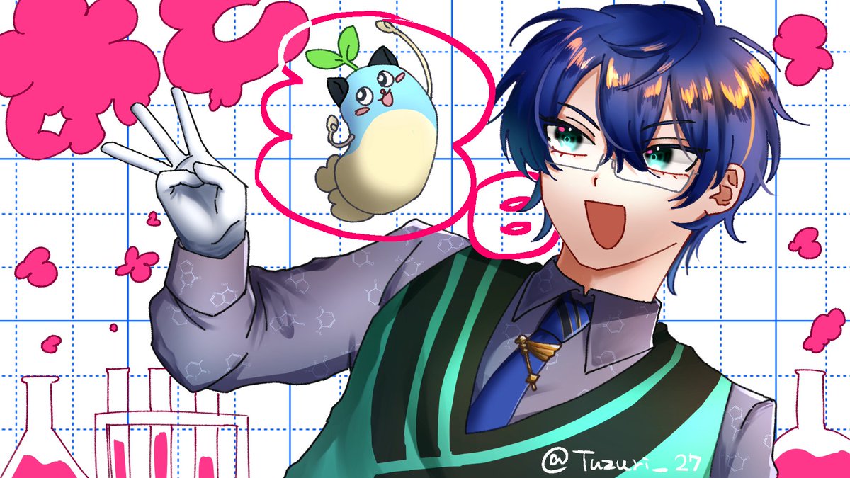 【レオス・ヴィンセントさんの誕生日まであと3日！】
#レオス誕生日合作2026カウントダウン

本日のカウントダウンイラストは綴(#Tuzuri_27)様に描いて頂きました！ありがとうございます！