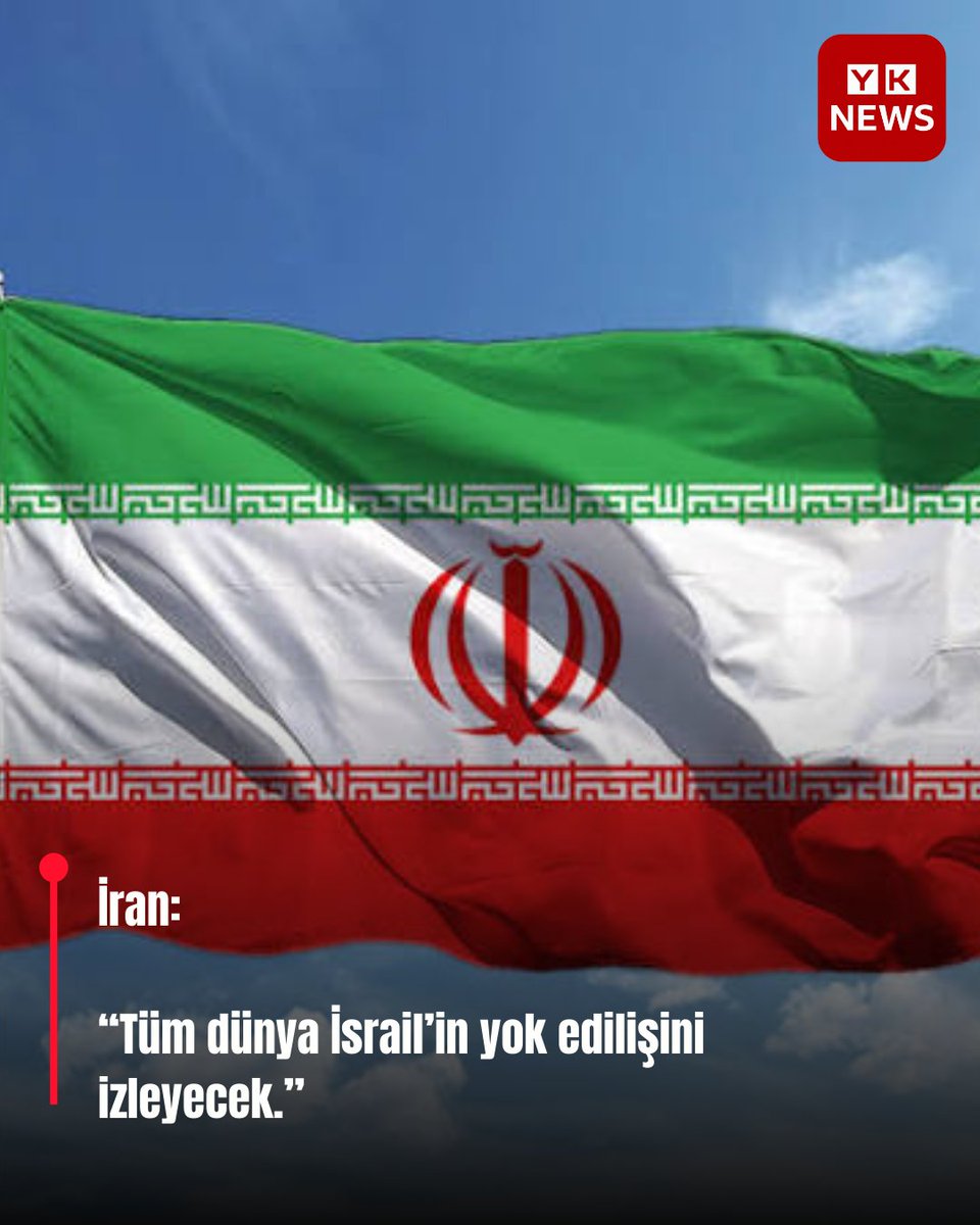 İran:

“Tüm dünya İsrail’in yok edilişini izleyecek.”