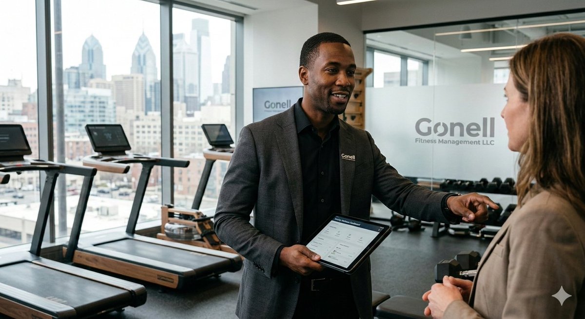 GonellFit's tweet photo. At Gonell Fitness Management, we bridge the gap between PhD-level wellness research and hands-on facility excellence. We don't just "oversee" a gym, we optimize the entire wellness ecosystem of a property.

#CorporateWellness #CorporateFitness https://t.co/C5h1TNHGS4