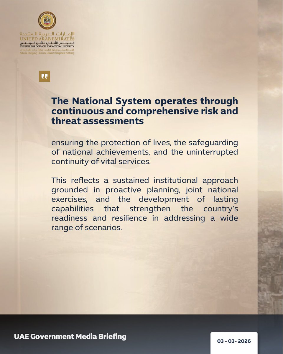 NCEMAUAE's tweet photo. The #UAE Government Media Briefing for the latest developments of the current situation in the country. https://t.co/JxhqHWCzu3