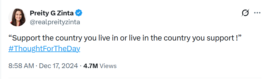 She said this long back!