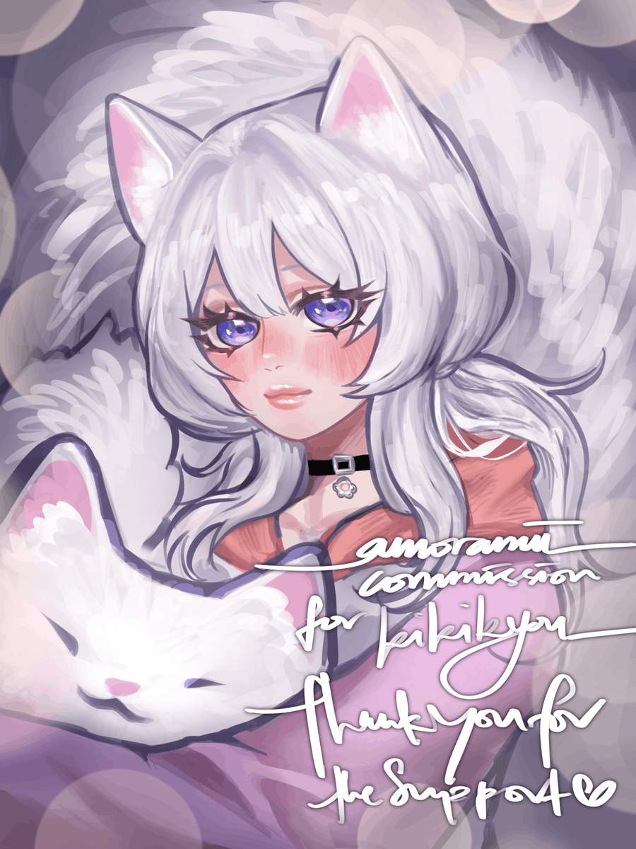 amoramiiVT's tweet photo. skeb for @kikikyou_ 🦊🩷💕 https://t.co/5UypCJ7gda